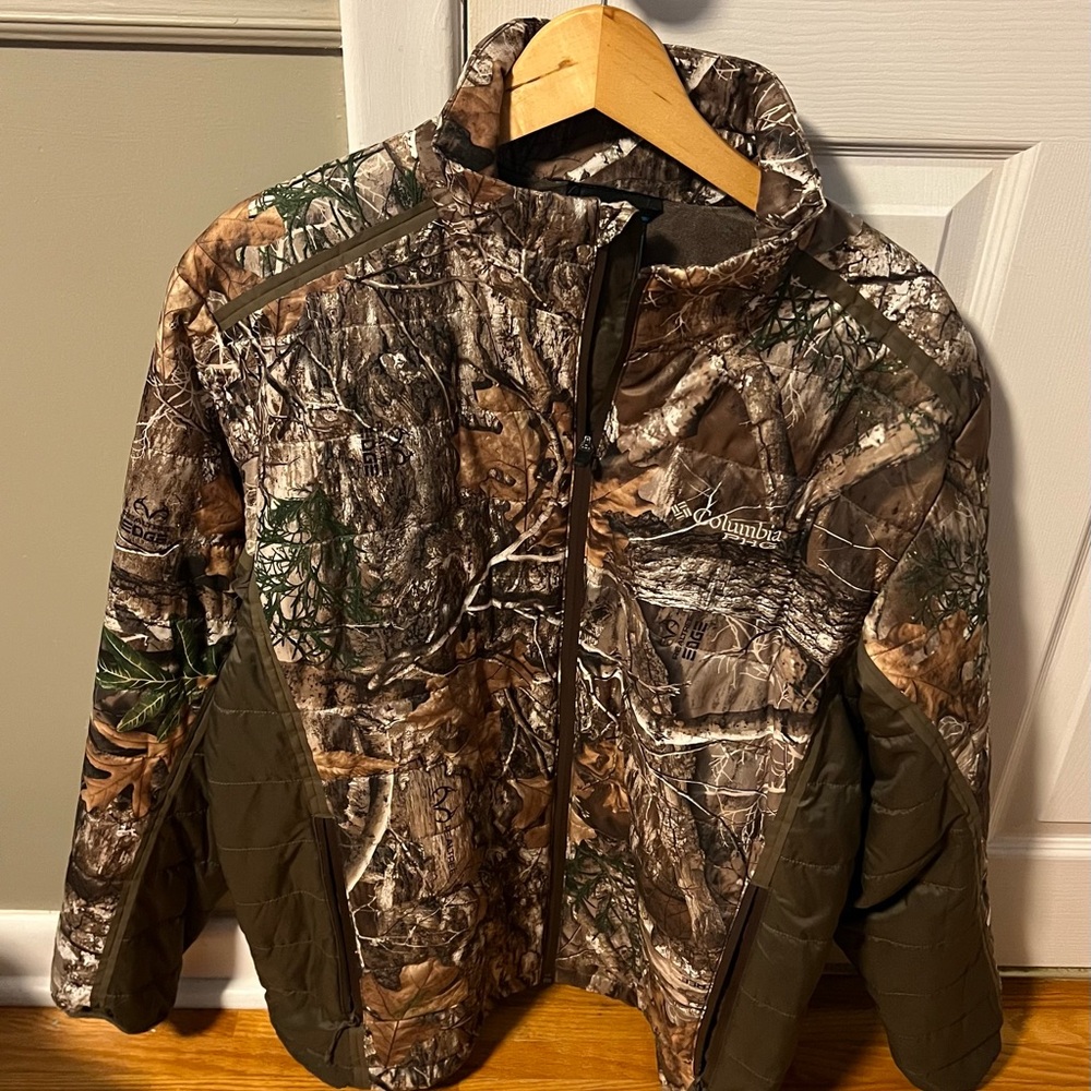 Columbia Men’s RealTree Camo Hunting Jacket Size Large